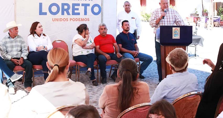 Entrega gobierno de BCS apoyos a productores de Loreto
