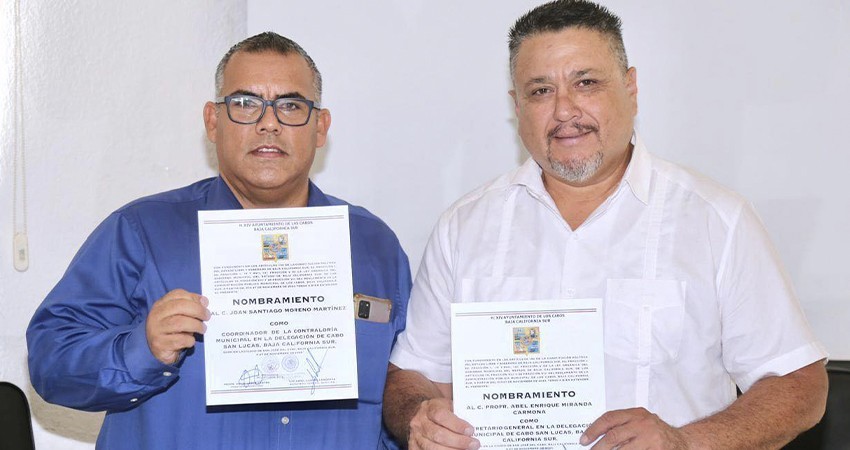 Advierte Leggs Castro cambios en la Delegación de Cabo San Lucas