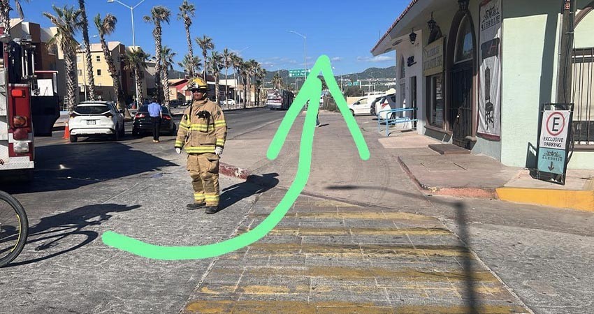 Denuncian a chófer de transporte público por arremeter contra Bomberos CSL