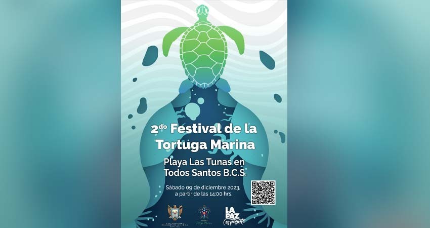 Invita el Ayuntamiento de La Paz al 2do. Festival de la Tortuga Marina en Todos Santos