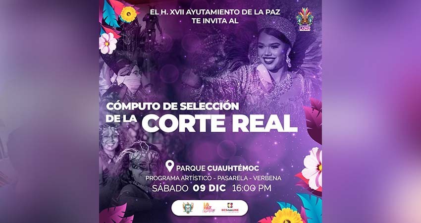Este sábado será el cómputo de elección de la Corte Real del Carnaval La Paz 2024