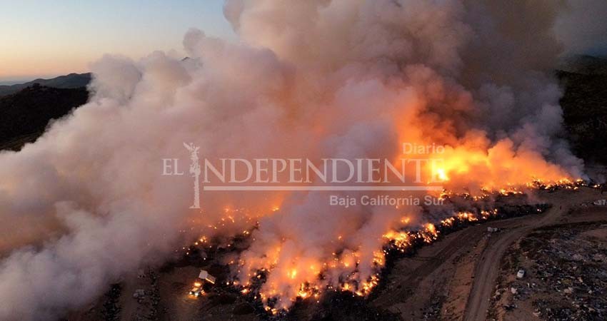 Incendio en Relleno Sanitario Candelaria consumió 4 hectáreas
