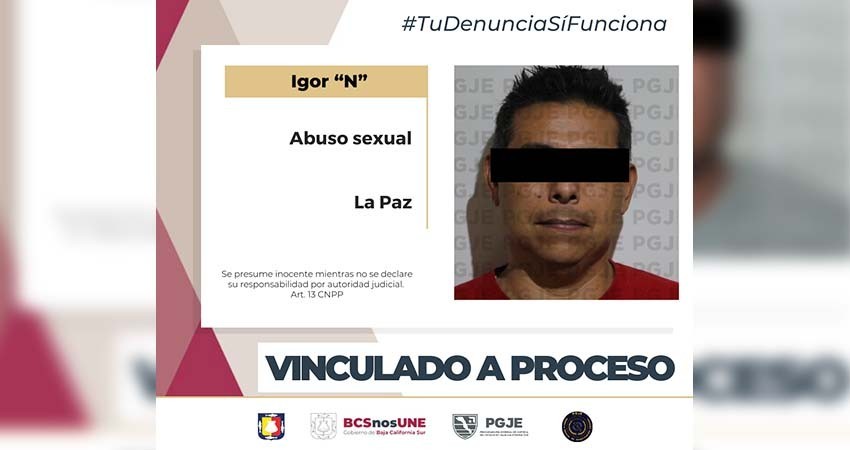 Vinculan a proceso y prisión preventiva contra Igor “N” por abuso sexual agravado