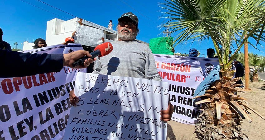 Trabajadores de El Piojillo exigen pago al director de API; instalan campamento afuera de su casa “hasta que pague”