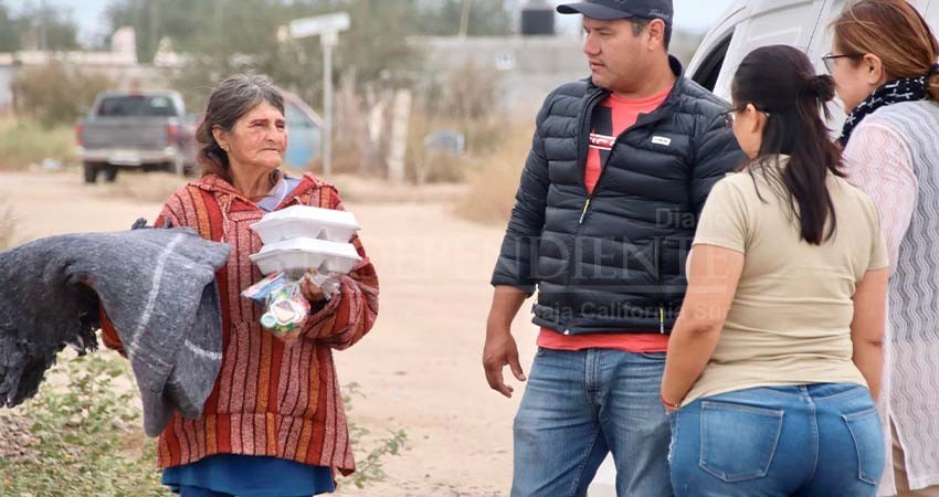 Entregó DIF Municipal La Paz alimentos durante la navidad
