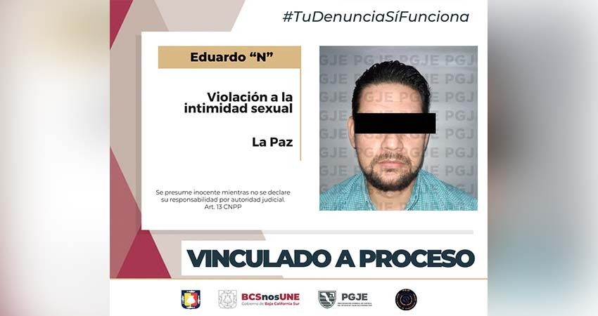 Vinculan a proceso Eduardo “N” por dos cargos de violación a la intimidad sexual