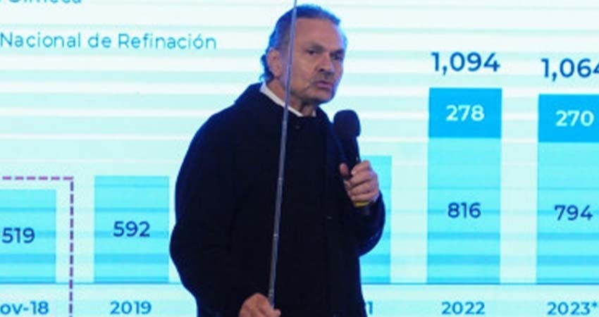 Deuda de Pemex bajó 17.4% en este sexenio, informa titular de la petrolera