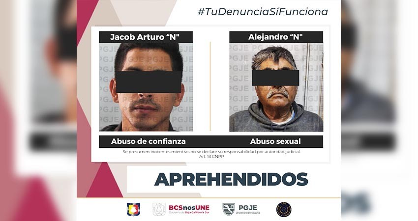 Fueron aprehendidas 2 personas por diversos delitos