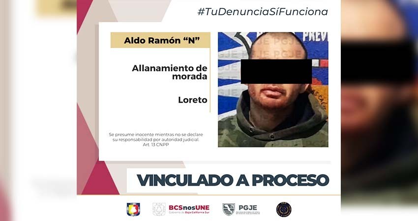 Ramón “N” es vinculado a proceso por allanamiento de morada