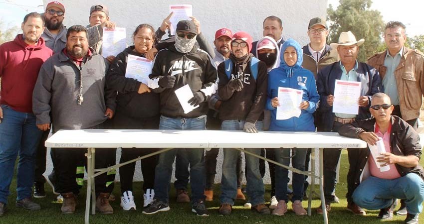 Concluye personal de parques y jardines Curso de Mantenimiento