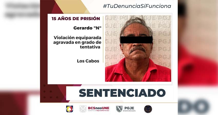 Dan 15 años de prisión al culpable de tentativa de violación equiparada