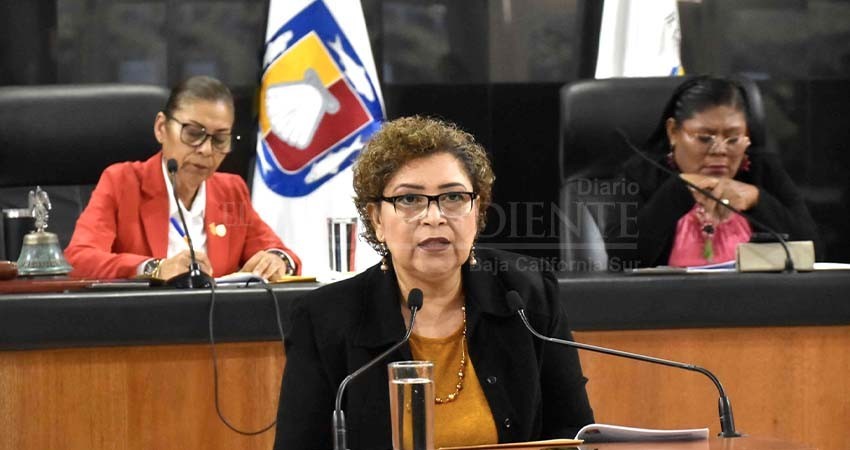 BCS dentro de los 10 estados con mayor incidencia relacionadas con delitos que afectan a mujeres: Diputada Ojeda González