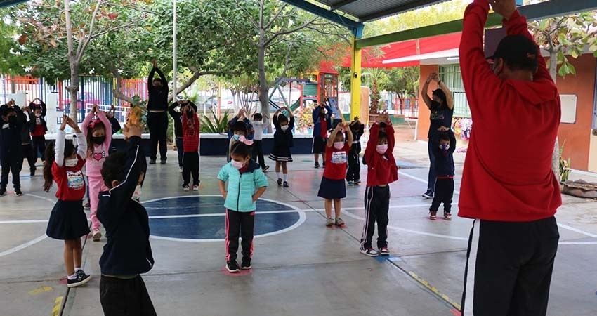 Organiza SEP muestra pedagógica de educación física para alumnos preescolares