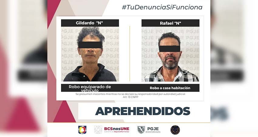 Cumplimenta PGJE 2 órdenes de aprehensión a imputados por diversos delitos