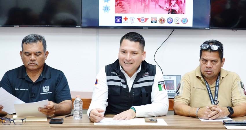 Se reúne PC Municipal con grupos voluntarios que apoyarán en el Carnaval La Paz
