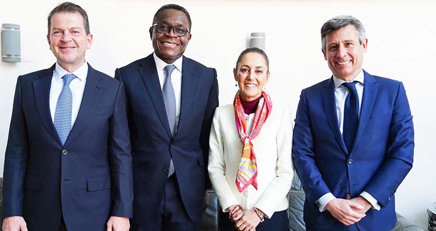 Sheinbaum y directivos de Bank of America coinciden en “años muy buenos” para México