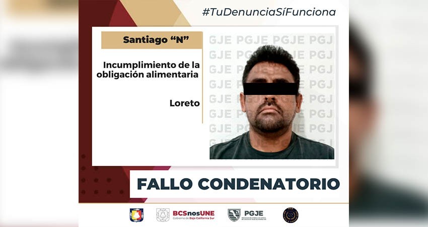 Encuentran culpable a Santiago “N” por el delito de incumplimiento de la obligación alimentaria