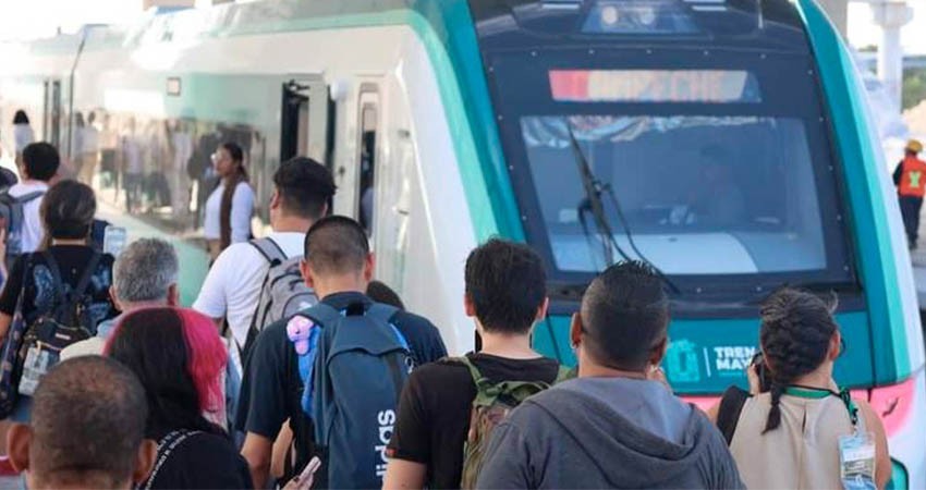 Tren Maya ha movilizado a 50 mil 976 pasajeros en casi dos meses de operación