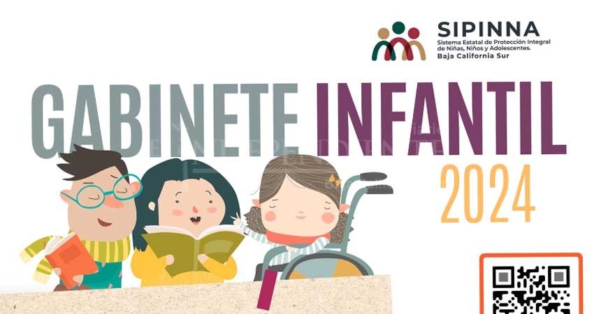Invita gobierno de BCS a la niñez a formar parte del primer gabinete infantil 2024