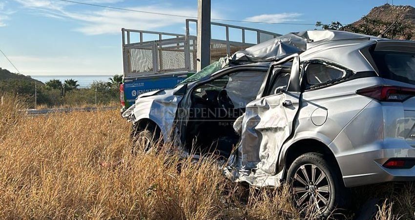 Cuatro lesionados resultaron de accidente en Cerro Colorado