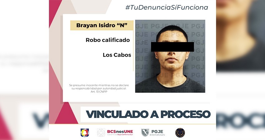 Vinculan a proceso a Isidro “N” por el delito de robo