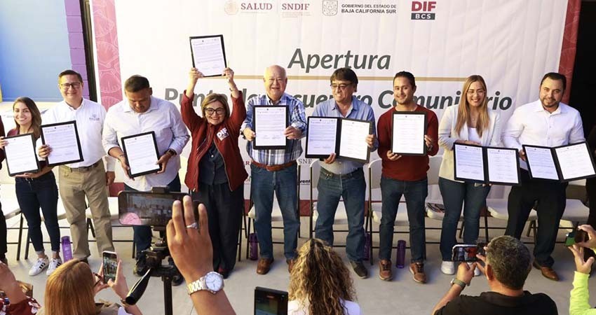 Inauguran en colonia El Caribe de CSL el nuevo Punto de Encuentro Comunitario