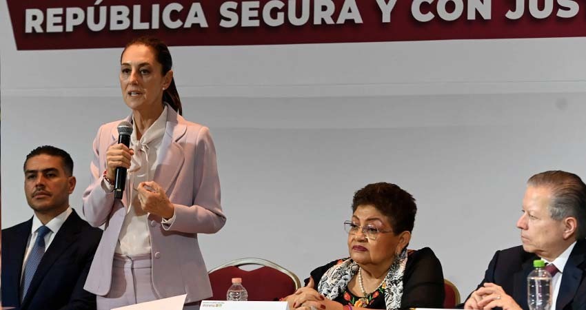 Sheinbaum presenta su plan de justicia: ‘Cuando hay corrupción no hay seguridad’