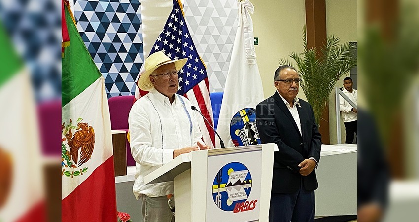 Destaca embajador de EEUU el potencial de BCS para ser pionero en la generación de energías renovables