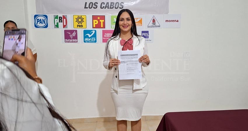 Registra el partido Movimiento Laborista a su candidata por alcaldía de Los Cabos