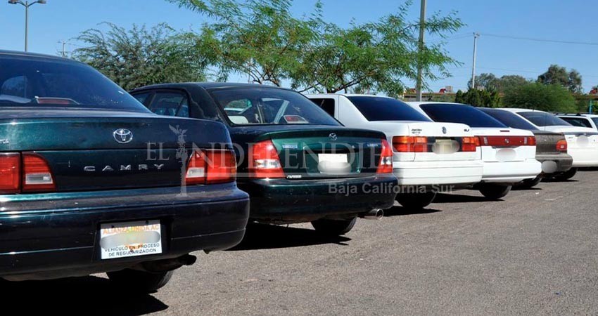 Más de 35 mil autos “chocolate” se han regularizado en BCS