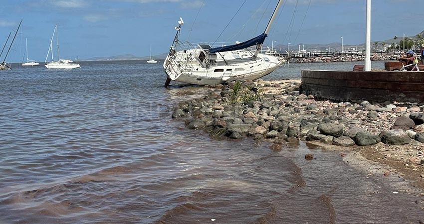 Castro Cosío: Barcos encallados en la bahía de La Paz deben ser retirados por la federación