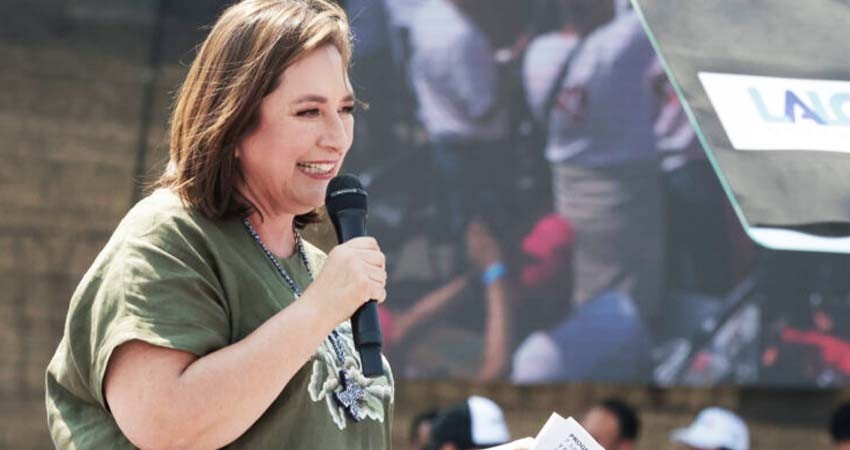 Xóchitl Gálvez promete acabar con el robo de combustible