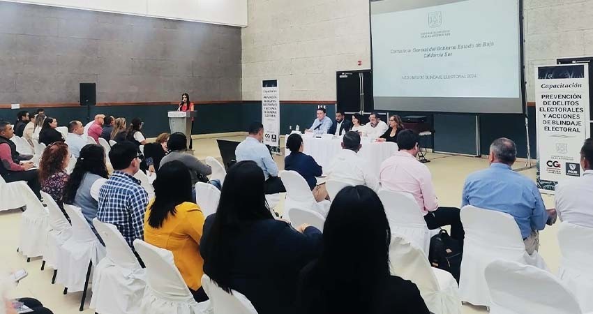 Capacitan a servidores públicos para la prevención de delitos electorales en BCS