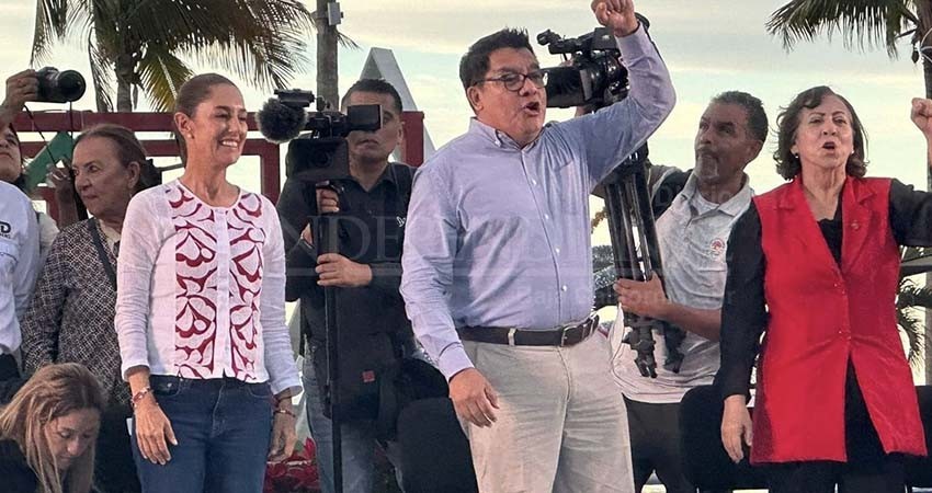 Rentería: En BCS el 72 por ciento de la intención de votos es para Claudia Sheinbaum