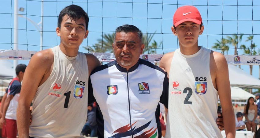 Logra BCS tres pases para los nacionales CONADE 2024 en voleibol de playa