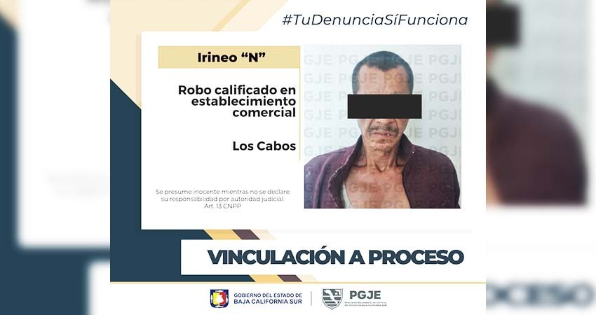 Queda en prisión preventiva Irineo “N” por el delito de robo a comercio abierto al público