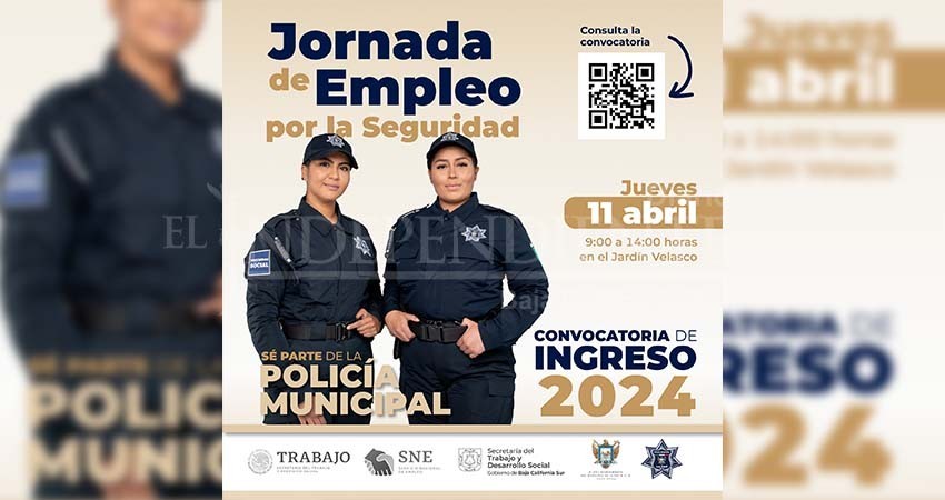Hoy nueva feria de empleo en La Paz; Policía Municipal estará presente en la jornada