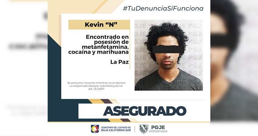 Fueron aseguradas 3 mil 810 dosis de droga y un hombre mediante cateo      1