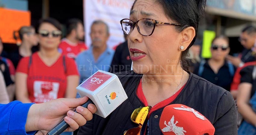 Personal administrativo sindicalizado de SEP BCS se une al paro laboral