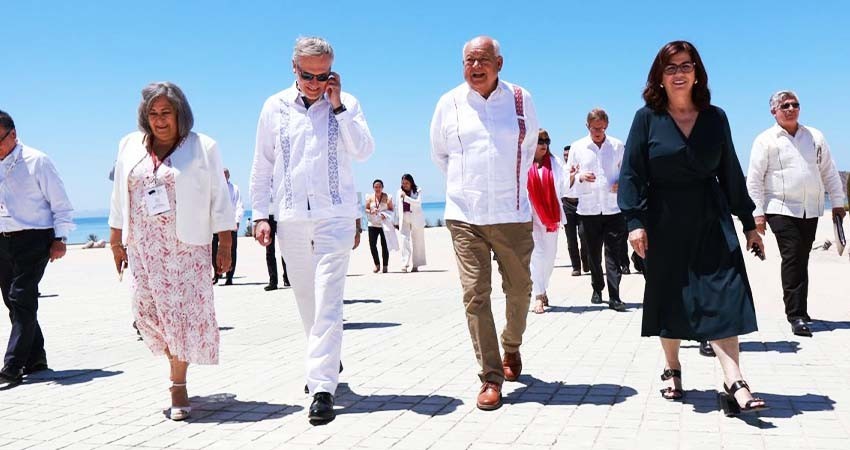 Recibe gobernador de BCS a embajadores de la Unión Europea