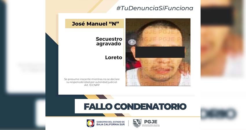 Por secuestro agravado condenan Juan Manuel “N” “El alacrán”