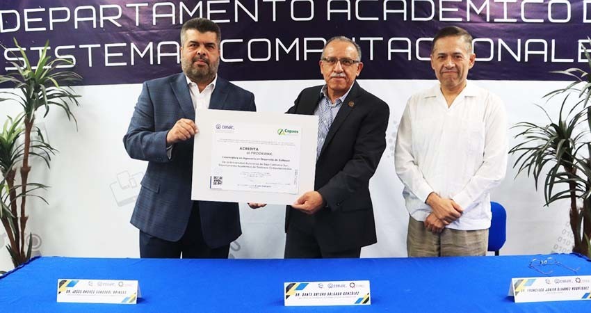 Alcanza UABCS una acreditación más de su Ingeniería en Desarrollo de Software