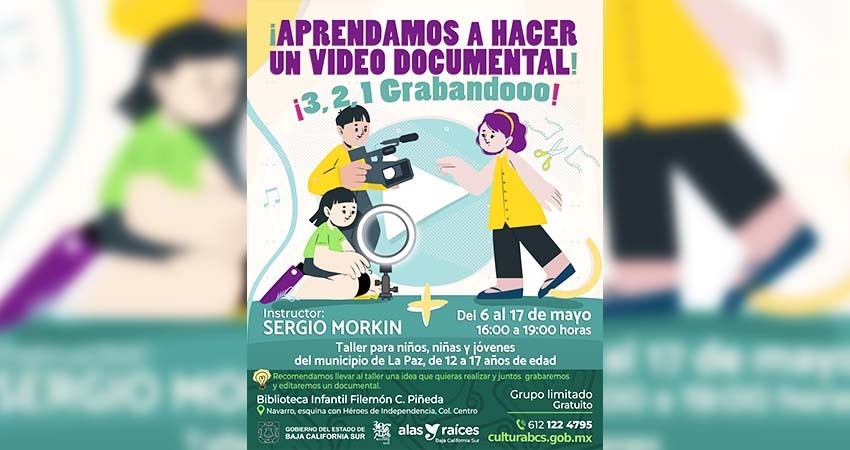 Invita el ISC a integrarse a taller para hacer un video documental