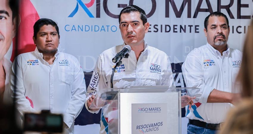 En mi Gobierno sí resolveremos caos vial de la ciudad y el problema del agua: Rigo Mares