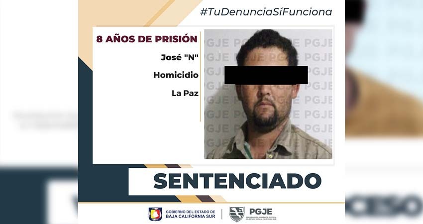 Sentencian a 8 años de prisión a José “N” por el delito de homicidio