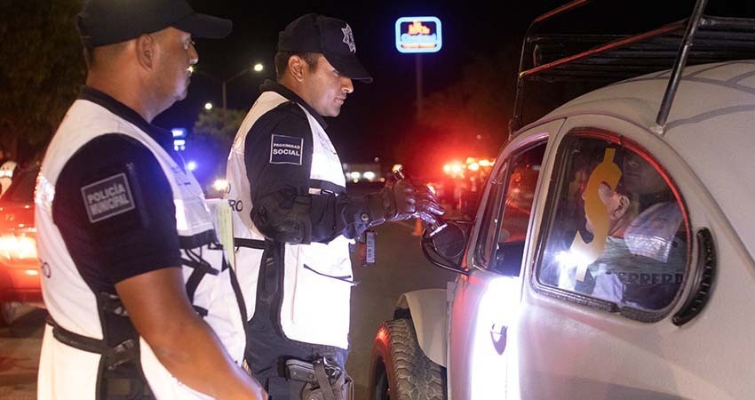 330 conductores fueron entrevistados durante el alcoholímetro en La Paz