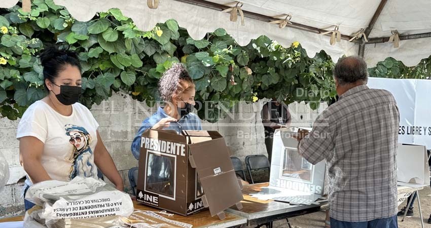 Ciudadanos suplen a funcionarios de casilla en San José del Cabo