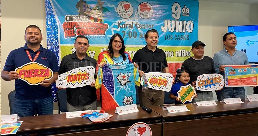 "Superhéroes de corazón"; realizarán carrera en apoyo a niños con problemas del corazón
