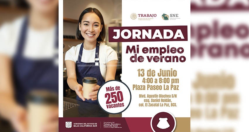 Se unen 30 empresas al programa Mi empleo de Verano en La Paz