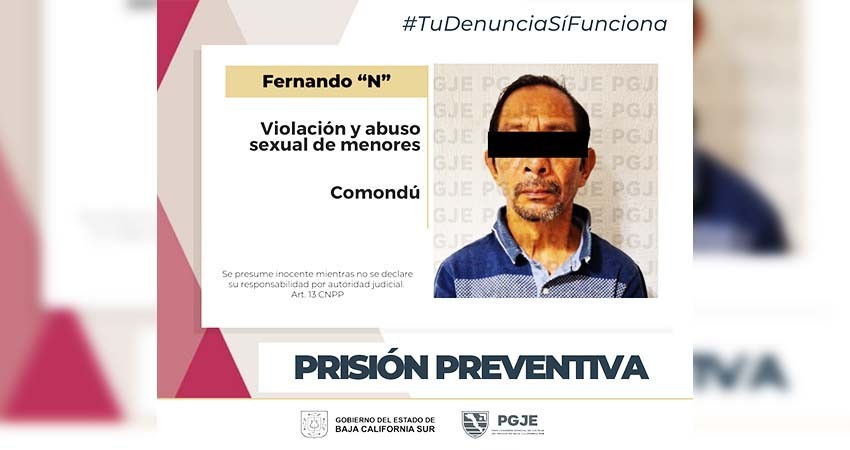 Queda en prisión preventiva Fernando “N” por delitos sexuales